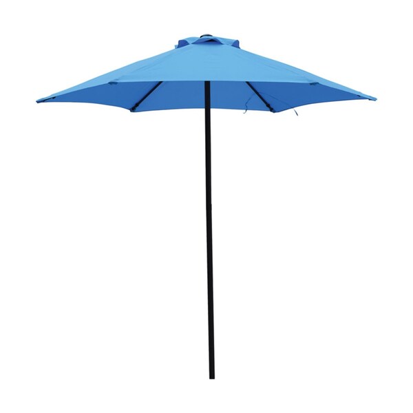 7.5 Ft. Tiltable Blue Market Umbrella